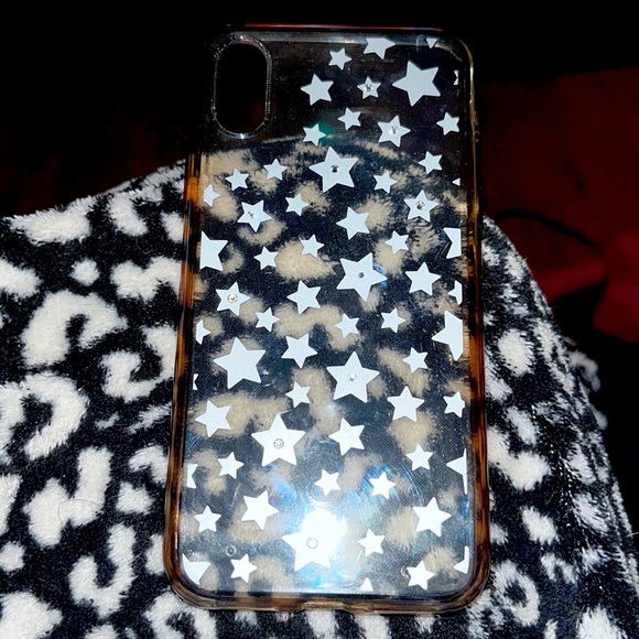 Clear Star Print IPhone X Case - Picture 1 of 3